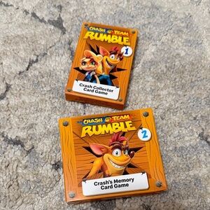 FREE WITH PURCHASE 
Crash Team Rumble Card Game Set - Orange